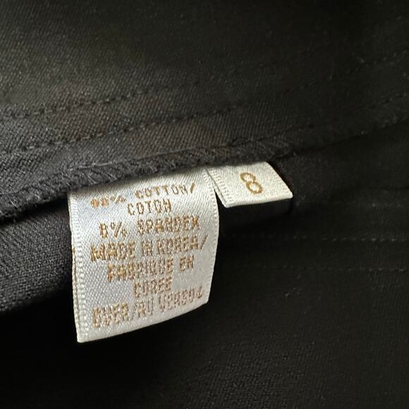 Dana Buchman Womens size 8 Pencil Skirt Black New With Slit 3449297 - Picture 9 of 10